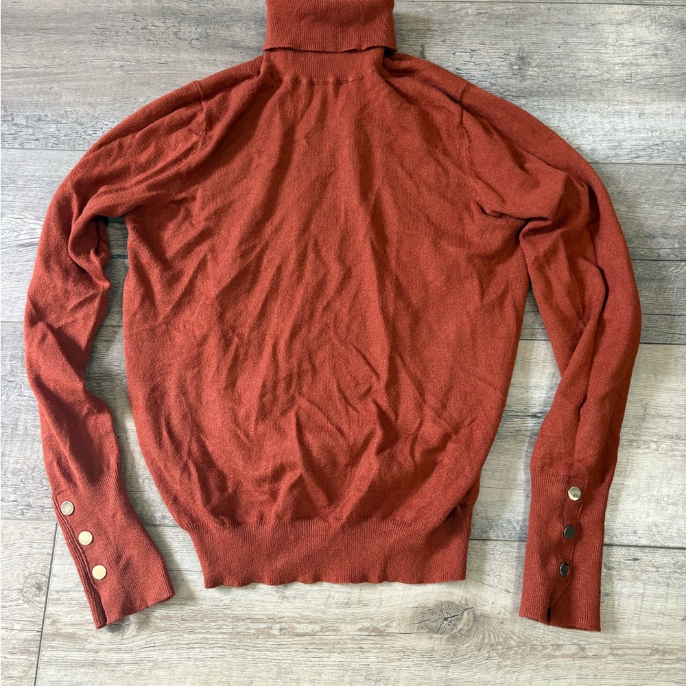 Love Tree Warm Rust Sweater